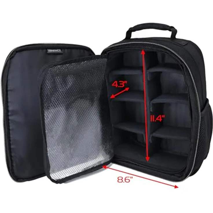 ENHANCE Collector's Edition Kleine Karten-Rucksack mit Drachenhaut-Außen, Karten-Protektor Bildschirm, Aufbewahrung für Deckboxen, kompatibel mit Magic the Gathering, Drachen Schwarz – Bild 4