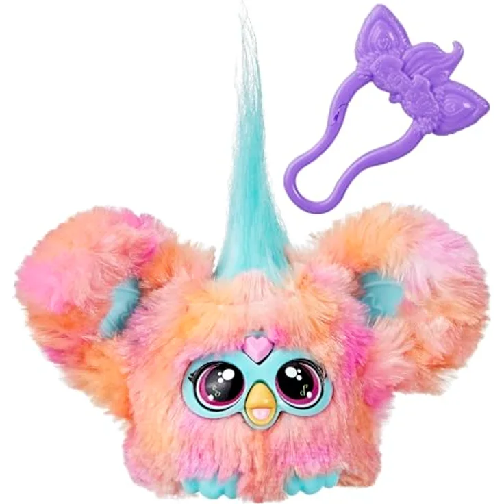 Furby Furblets Ree-Mix Mini, interaktives Plüschtier in Pastellfarben mit über 45 Geräuschen, für Kinder ab 6 Jahren, originelles Wichtelgeschenk