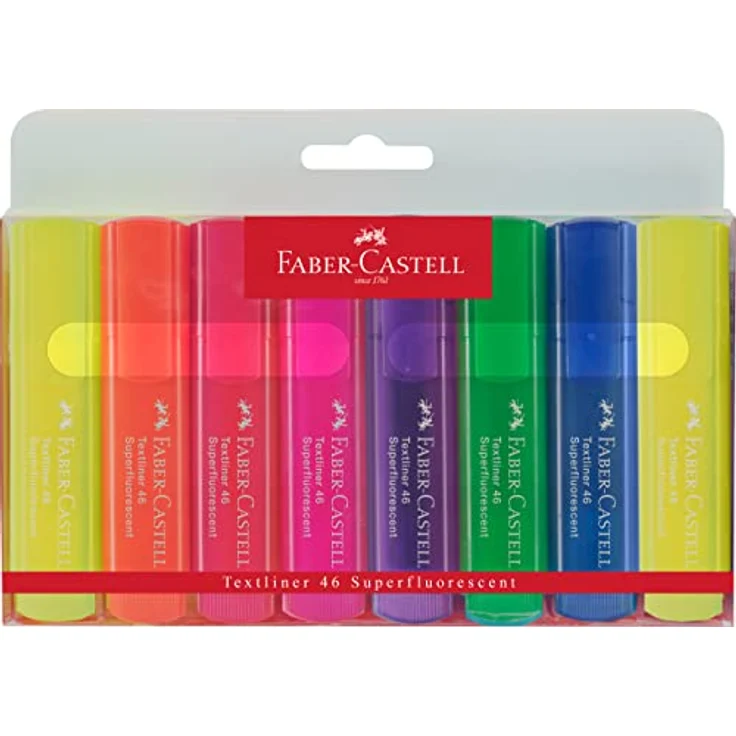 Faber-Castell 154662 Textmarker 8er Superfluor – Bild 2