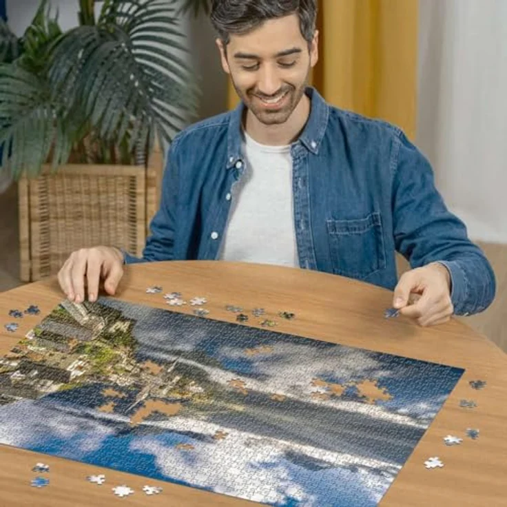Ravensburger Puzzle 12000835, Sagenumwobenes Hallstatt, 1000 Teile für Erwachsene und Kinder ab 14 Jahren, reflexfreies Puzzlebild – Bild 3
