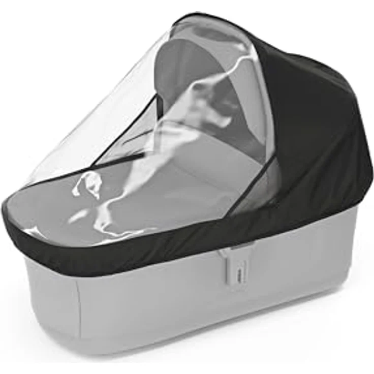 Thule Bassinet Rain Cover, Regenverdeck für Kinderkörbchen, passgenauer Wetterschutz in Schwarz, One-Size – Bild 2
