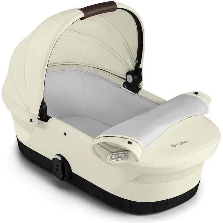 Cybex Gazelle S Kombikinderwagen mit Cot S Babywanne, ab Geburt bis 4 Jahre, Farbe: Seashell / Taupe