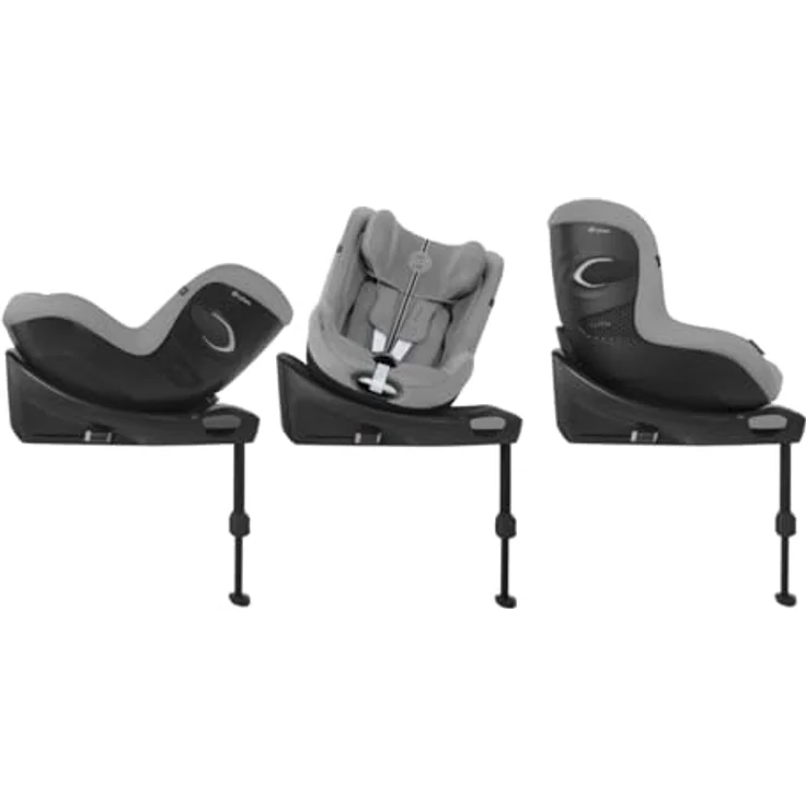 Cybex Sirona Gi Plus i-Size, Reboard Kindersitz mit 360° Drehung und Luftzirkulation, Stone Grey, Modell 2025 – Bild 9