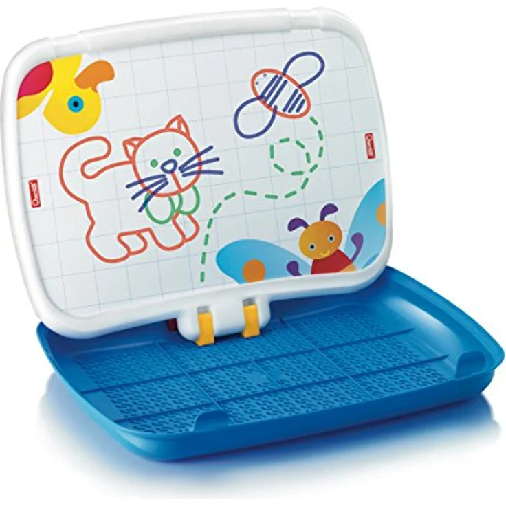 Quercetti Plug-in Mosaik Combi Junior, Maltafel mit zwei Seiten für Mosaik und Zeichnungen, geeignet für Kinder von 2-5 Jahren – Bild 3