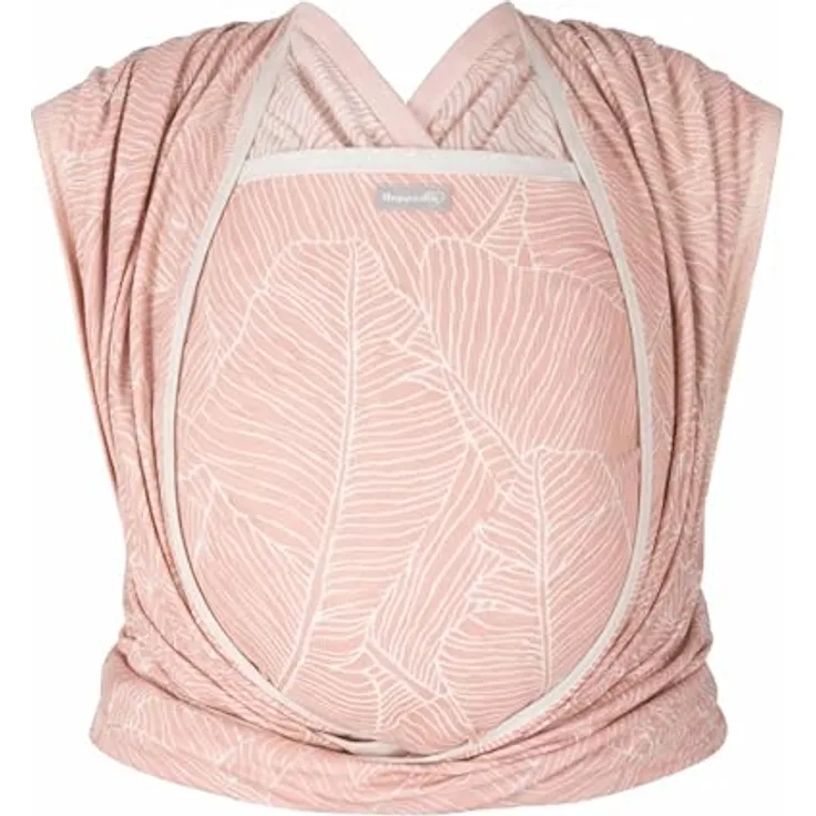 Hoppediz gewebtes Baby-Tragetuch, geeignet für Neugeborene bis Kleinkind, 4,60 m, Grenada rose, 100% Baumwolle, maschinenwaschbar