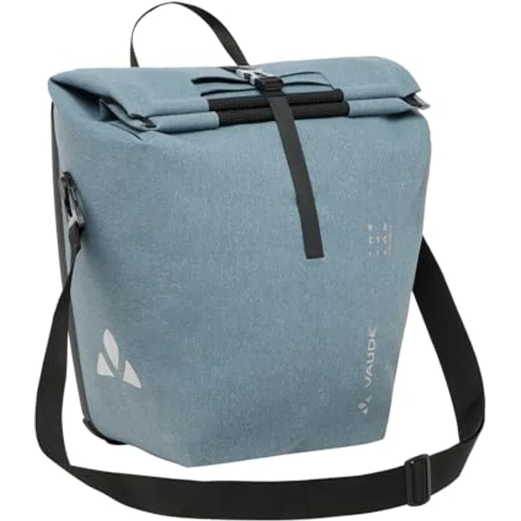 VAUDE ReCycle Back Single, Kinderfahrradtasche für das Hinterrad, wasserdicht, aus 100 % recyceltem Material, in Deutschland hergestellt