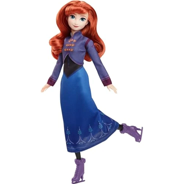 Mattel® Anziehpuppe Disney Die Eiskönigin - Anna, Winterfest-Kleid, Jacke und 2 Paar Schuhe, magisch – Bild 2