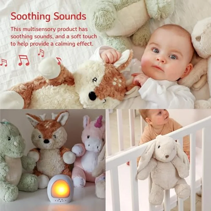 Cloud.b LoveLight™ Buddies - Billy der Hase | Sprachaufnahme | Beruhigende Klänge | Shake & Play | Sanftes Licht – Bild 3