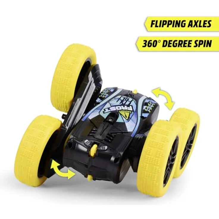 Dickie Toys RCRTR RC-Auto Fire 'n Frost Flippy, ferngesteuertes Stuntauto mit 2-Kanal Funkfernsteuerung, rot/schwarz - Preisvergleich – Bild 2