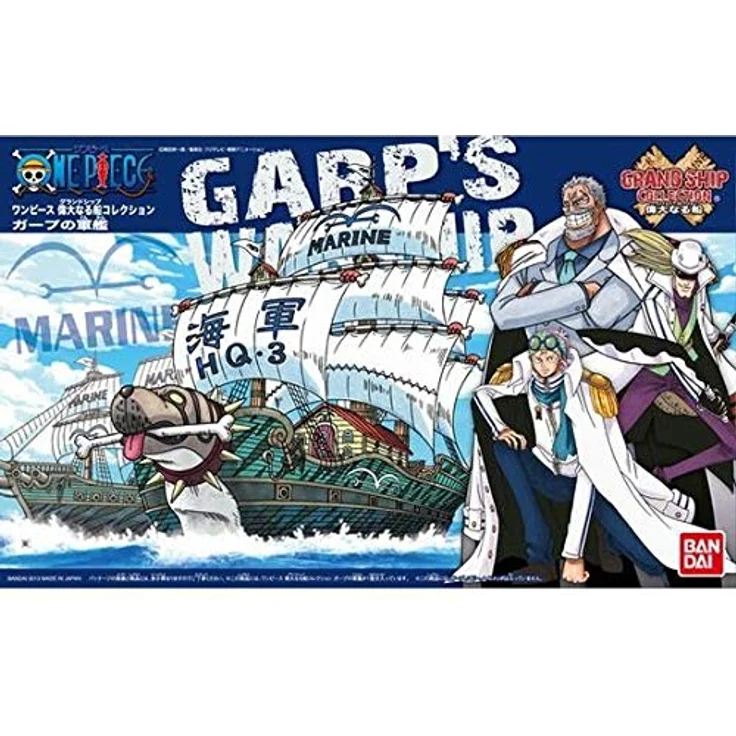 BANDAI Grand Ship Collection: Garp's Warship (One Piece), hochdetaillierter Steckbausatz aus Spritzguss, mehrfarbig – Bild 3