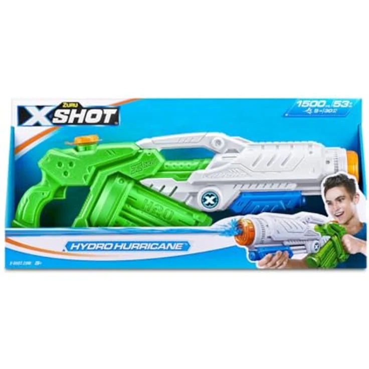 Zuru X-Shot - Water Warfare - Water Blaster - Hydro Hurricane (5641) - Water Blaster für actiongeladenen Wasserspaß – Bild 4