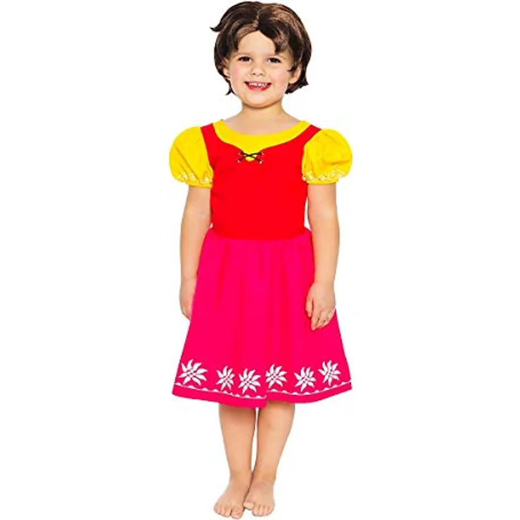 Maskworld Heidi Kinderkostüm - original lizenziert - Karneval - einteilig (110-116)