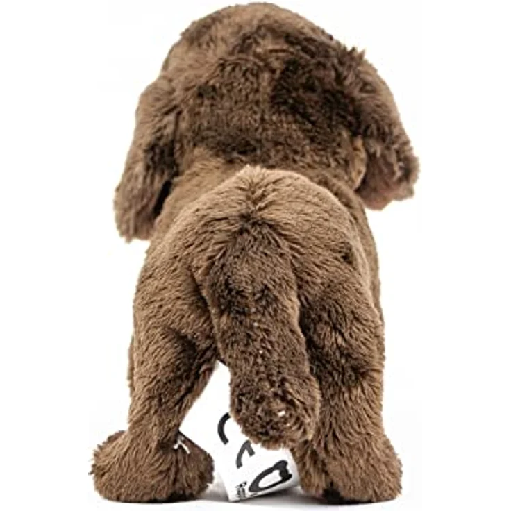 Teddys Rothenburg Kuscheltier Dackel Dunkelbraun 19 cm Plüschdackel Plüschtier mit kuschelweichem Plüsch – Bild 4