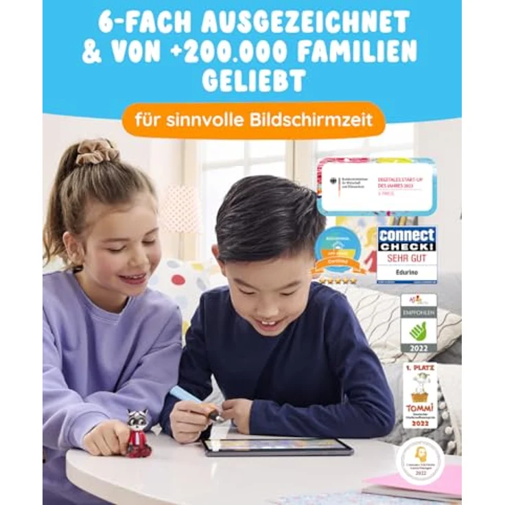 Edurino Starterset Robin Zahlen & Mengen ab 4 Jahren inkl. Eingabestift I Innovatives und digitales Lernspiel I Spielerisches Lernen von Zahlen 0-10 | Erstes Rechnen | Geometrische Formen – Bild 7