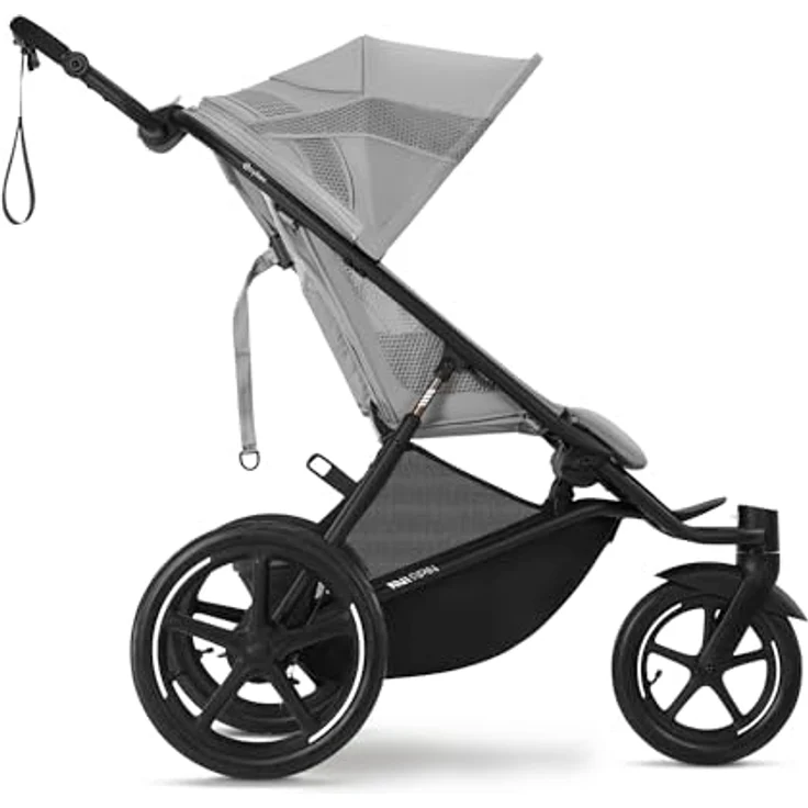 Cybex Avi Spin, Kinderwagen für City-All-Terrain und Jogging, schwenkbares Vorderrad, luftbereift, vollständig flach liegend, von Geburt an nutzbar – Bild 3