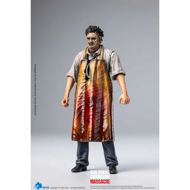 Hiya Toys Texas Chainsaw Massacre (1974) Exquisite Mini Actionfigur 1/18 LeatherFace - Killing Mask, 11 cm mit Zubehör