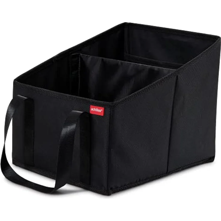 achilles Beifahrer-Organizer, Rücksitz-Box, Autositz-Tasche, Vordersitz-Faltkorb, Autotasche, 31x25x25cm,Schwarz – Bild 1