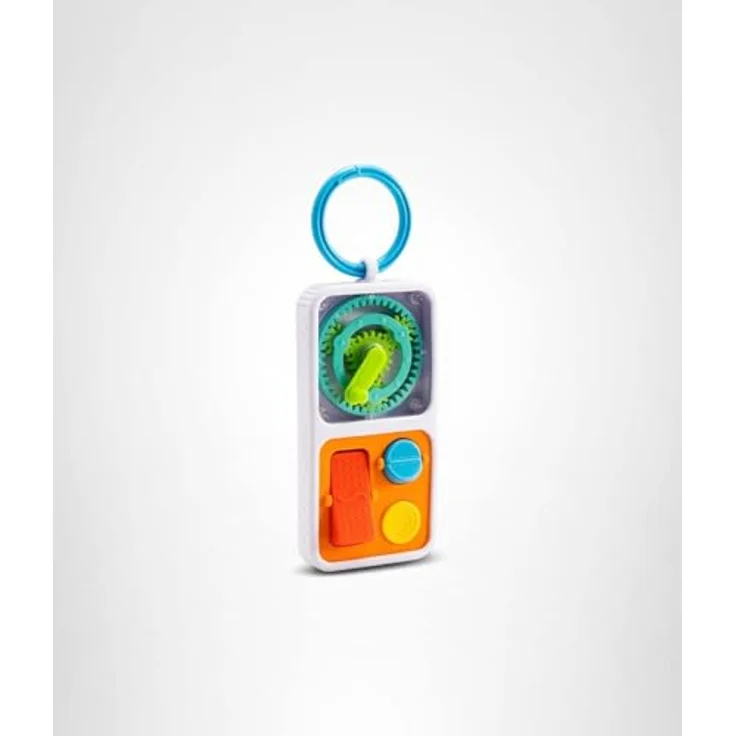 Fat Brain Play Tab On The Go, tragbares Babyspielzeug mit 2 austauschbaren Sensortafeln und Clip für Autositz oder Kinderwagen – Bild 7