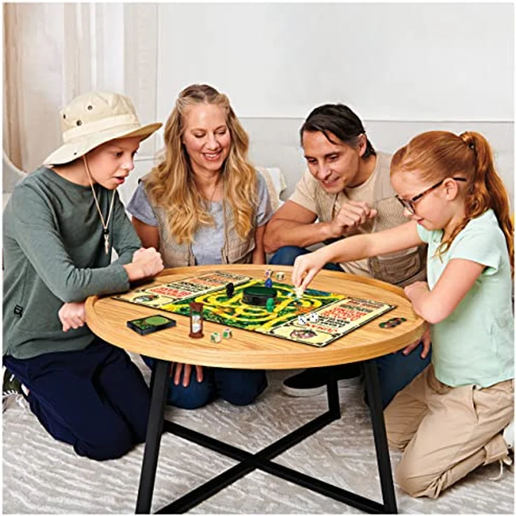 Spin Master Jumanji, Reisespielversion Größe L, Neuauflage des Brettspiels für 2-4 Spieler, französische Version – Bild 3