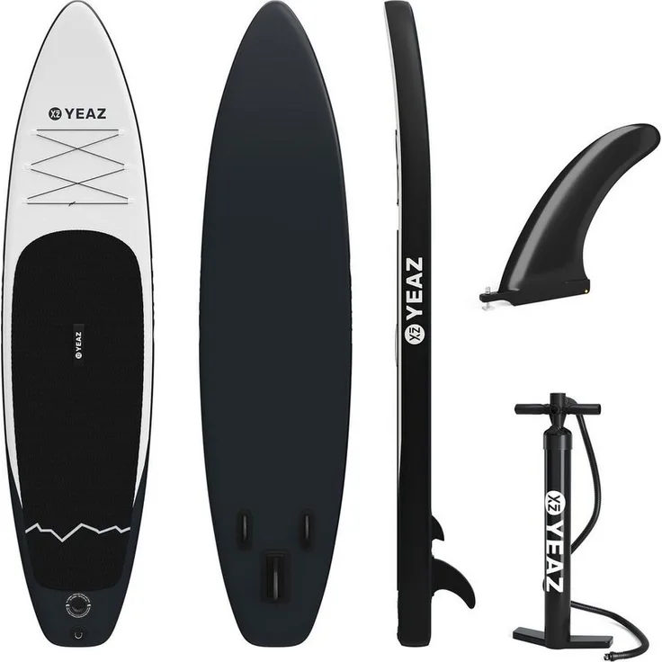 YEAZ Inflatable SUP-Board NALANI - EXOTRACE - Stand-Up Paddle Board, inkl. Finne und Handpumpe