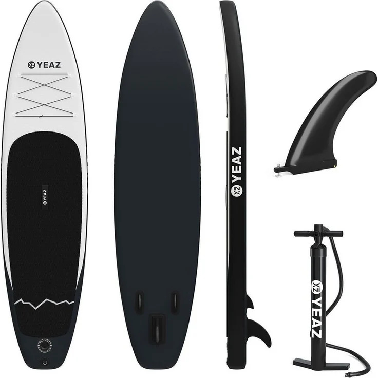 YEAZ Inflatable SUP-Board NALANI - EXOTRACE - Stand-Up Paddle Board, inkl. Finne und Handpumpe