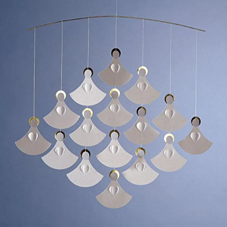 Flensted Mobiles, Babymobile, Engelschor Mobile mit Geschenkbox – Bild 2