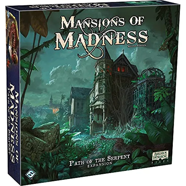 Fantasy Flight Games Mansions of Madness: Zweite Auflage – Der Pfad der Schlange, Erweiterung mit drei neuen Szenarien und vier Charakteren