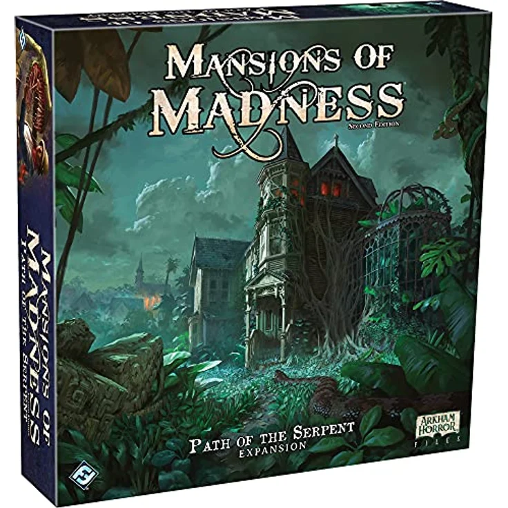 Fantasy Flight Games Mansions of Madness: Zweite Auflage – Der Pfad der Schlange, Erweiterung mit drei neuen Szenarien und vier Charakteren – Bild 1