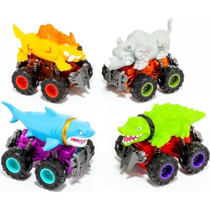 M MOLTO Vheiculos Tierfriccion Beast Wheels, ferngesteuertes Spielzeugauto, mehrfarbig, 15 x 5 cm
