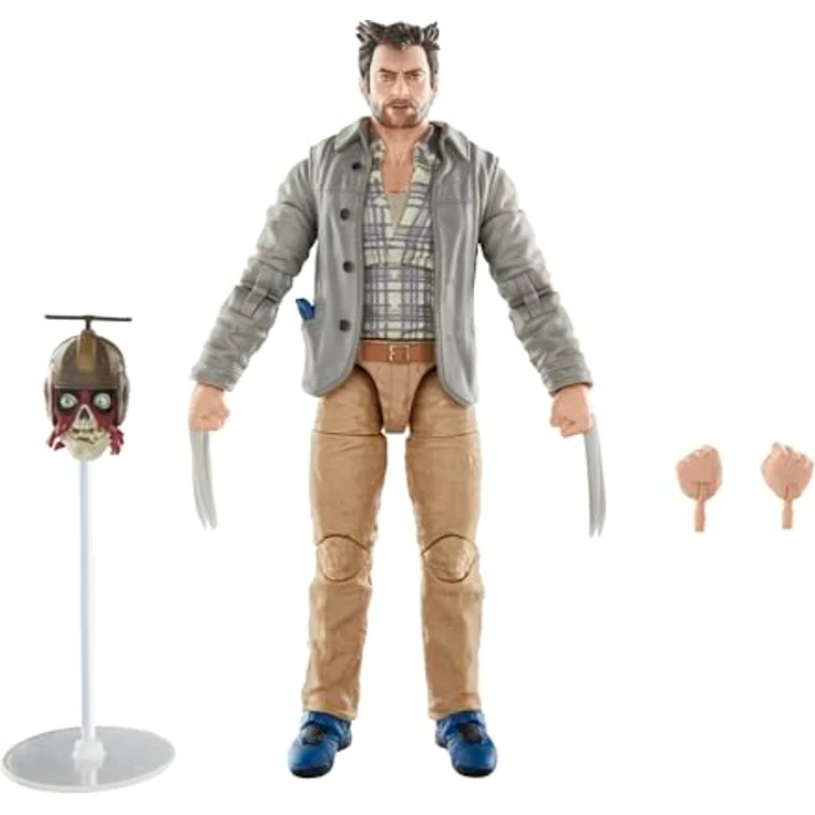 Marvel Legends Series Headpool mit Marvel’s Logan, Deadpool & Wolverine Action-Sammelfigur (Skala 15 cm) für Erwachsene, Premium-Deko, mehr als 20 Bewegungspunkte, Fensterschachtel-Verpackung – Bild 1
