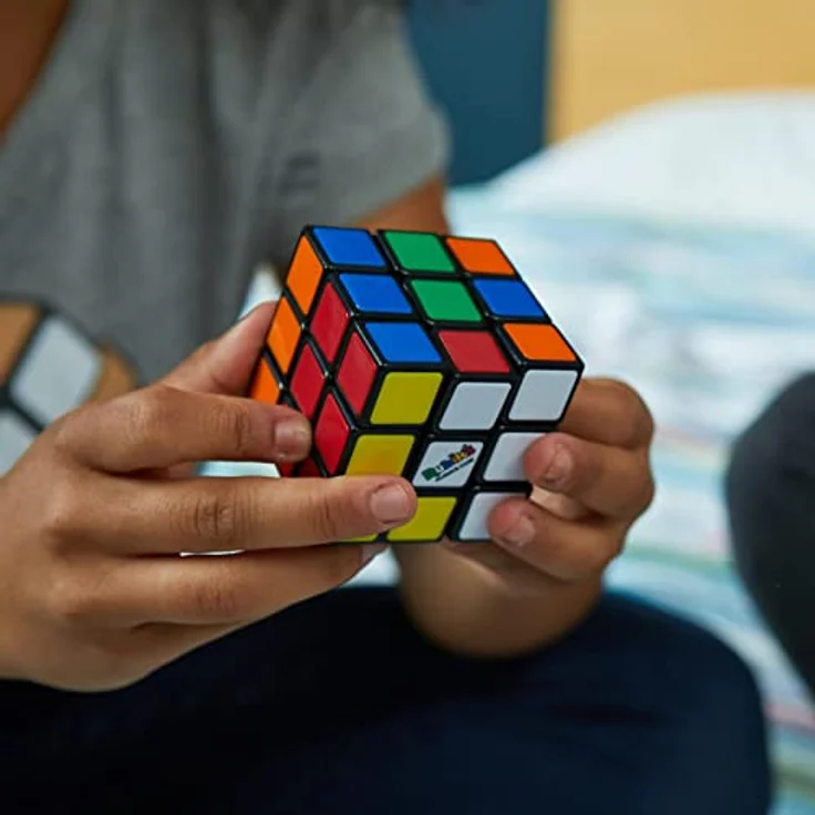 Rubik's Würfel Advanced 3 x 3 Spiel mit bunten Puzzlespieln – Set mit Würfeln 2 x 2 und 3 x 3 cm, originelle Farbabstimmung mit Anleitung – 6064009 – Spielzeug für Kinder ab 8 Jahren – Bild 6
