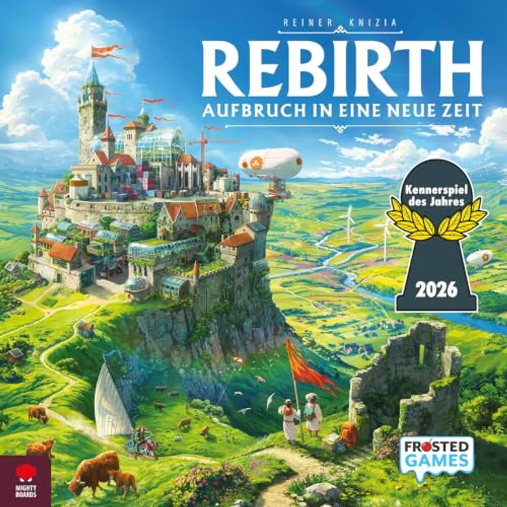 Frosted Games Rebirth - Aufbruch in eine Neue Zeit, Strategisches Kennerspiel für 2-4 Spieler ab 8 Jahren, Taktisches Legespiel mit 15 Minuten Spielzeit pro Spieler – Bild 2