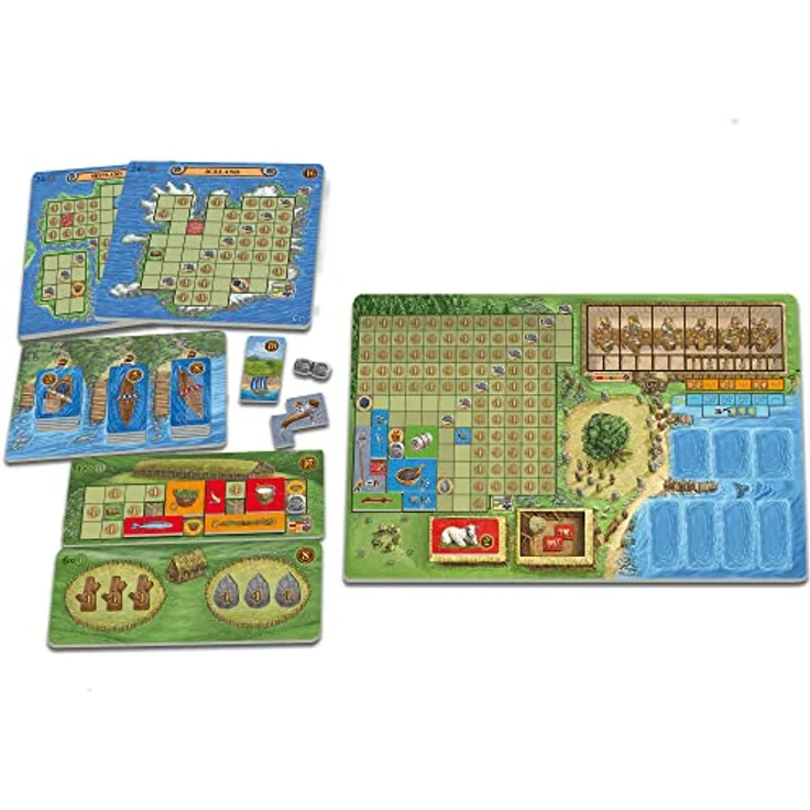 Z-Man Games A Feast for Odin - Brettspiel mit strategischem Gameplay und Wikinger-Thematik – Bild 4