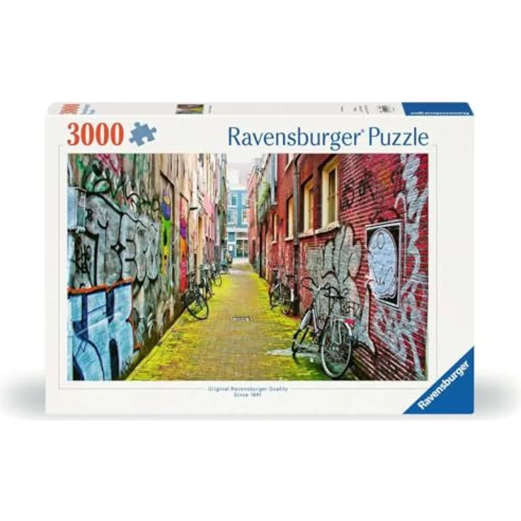 Ravensburger Puzzle 12000807 - Street Art in Amsterdam - 3000 Teile Puzzle, ab 14 Jahren geeignet, Stadt-Puzzle Amsterdam, bunte Landschaftsmotive – Bild 1