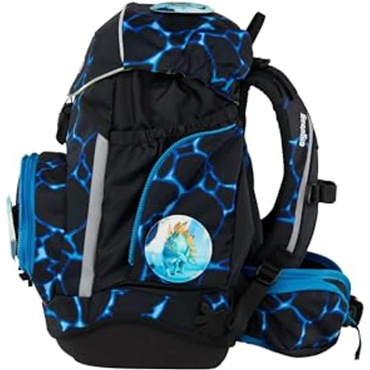 ergobag Pack Set, ergonomischer Schulranzen für 1. Klasse mit höhenverstellbarem Tragesystem, 6-teiliges Set, flexibel und reflektierend, für Mädchen und Jungen – Bild 3