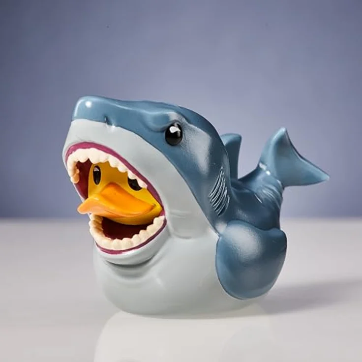 TUBBZ Mini Bruce, Sammelbare Vinyl-Gummiente im Jaws-Design, ca. 5 cm hoch, offizielle Jaws-Lizenz, Teil der TUBBZ-Serie – Bild 3