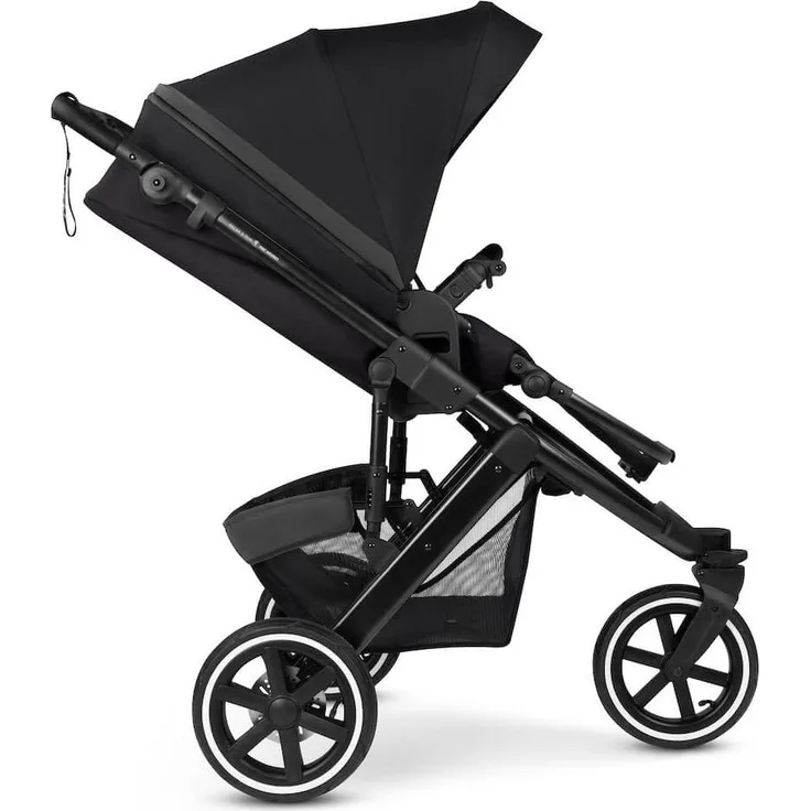 ABC Design Salsa 5 Run Kombikinderwagen inkl. Babywanne, sportlich und komfortabel, Farbe Coal