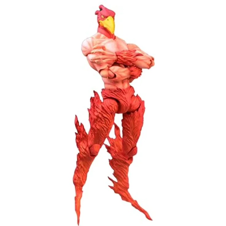 Medicos Entertainment Jojo's Bizarre Adventure Super Action Chozokado Magician's, 16 cm Sammelfigur, orange, mit austauschbaren Teilen