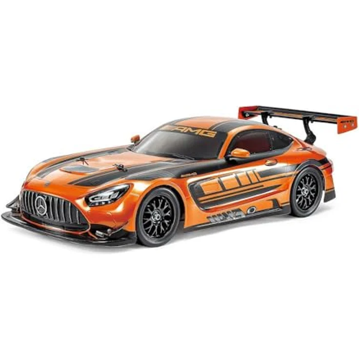 Tamiya 58639 1:10 Mercedes AMG GT3 (TT-02) - Kit de montage de voiture électrique télécommandé - En polycarbonate - Non laqué