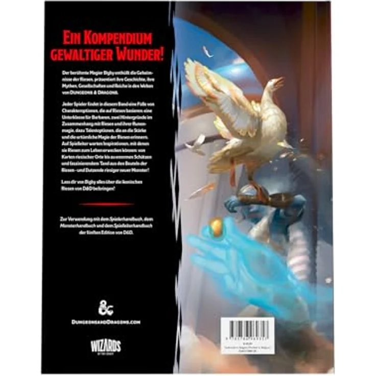 Wizards of the Coast Dungeons & Dragons RPG Bigby präsentiert: Ruhm der Riesen, Erweiterung mit Riesen-Thema und neuen Charakteroptionen, Deutsch – Bild 5