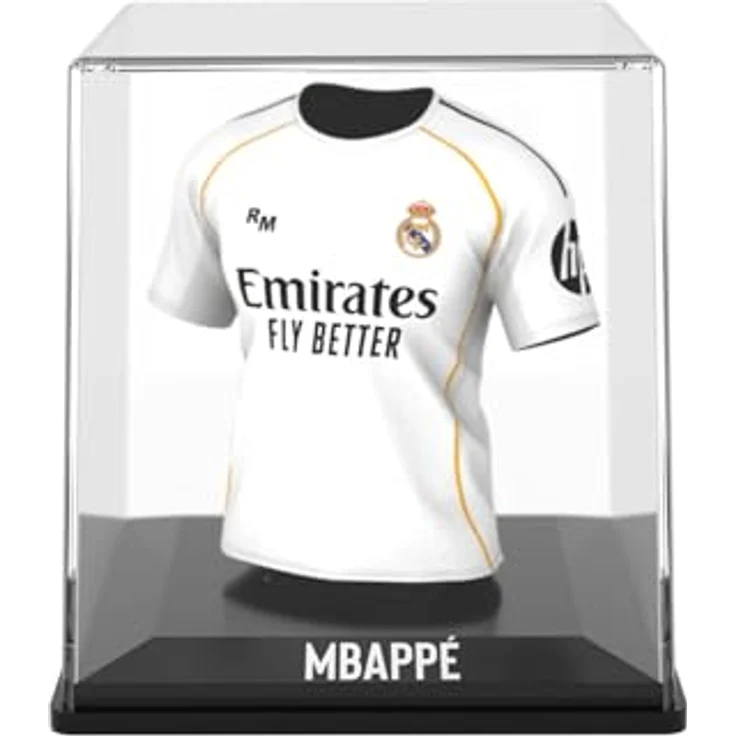 Banbotoys Mini-T-Shirt-Figur von Real Madrid Mbappe, detailreiche Sammelfigur, 9,5 cm hoch – Bild 1
