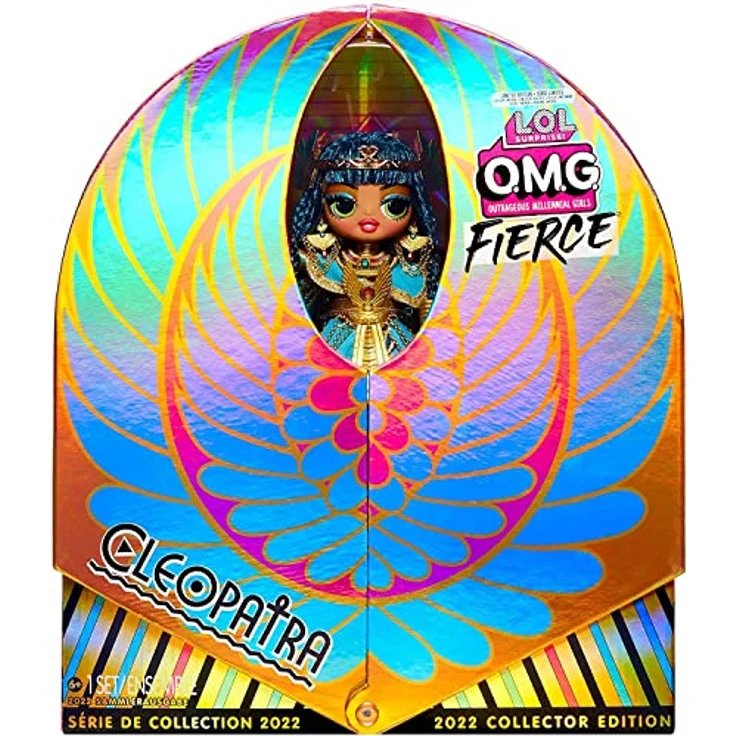 LOL Surprise OMG Fierce Limited Edition Premium Sammlerpuppe - Cleopatra - Überraschungen wie tolle Outfit und Mode-Accessoires - Mit Premium-Verpackung - Für Kinder ab 4 Jahren – Bild 4