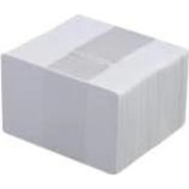 Evolis Classic Blank Cards, PVC Karte 20 mil, weiß, 100 Karten in Packung mit 5 – Bild 1