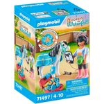 Playmobil® Konstruktions-Spielset Pferde-Therapeutin (71497), Horses of Waterfall, (27 St), Made in Europe
