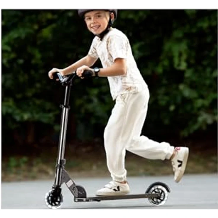 Micro Mobility Micro Sprite LED, Klassischer Scooter für Jugendliche, faltbar, 100 kg, mit leuchtenden LED-Rädern – Bild 2