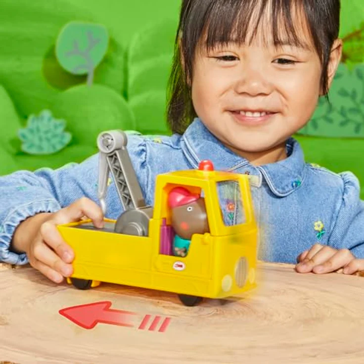 Hasbro Peppa Pig Opa Kläffs Abschleppwagen, Spielzeug-LKW mit Fahrerfigur und beweglichem Abschlepphaken, geeignet für Kinder ab 3 Jahren – Bild 9
