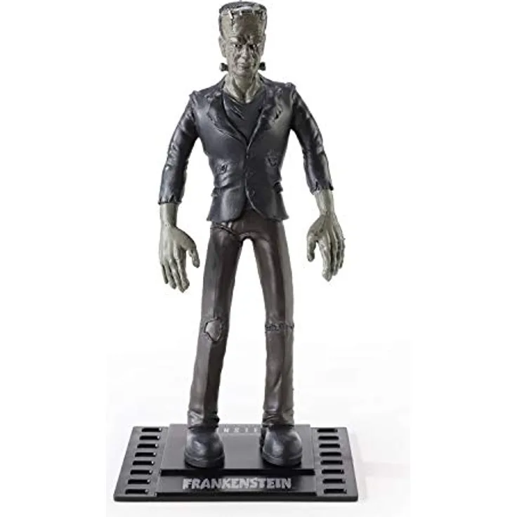 BendyFigs Universal Monsters Bendyfig Biegefigur Frankenstein Monster, 19 cm, PVC und ABS, beweglich in verschiedenen Positionen