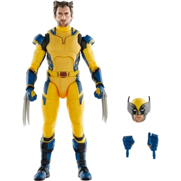 Hasbro Marvel Legends Series Deadpool & Wolverine, Wolverine Actionfigur 15cm mit beweglichen Gelenken und Accessoires