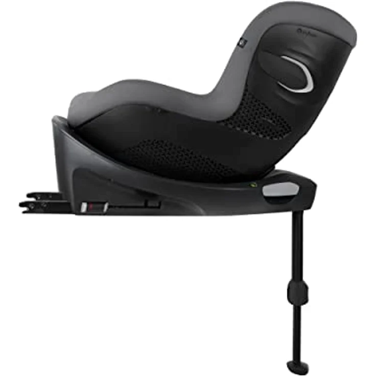 CYBEX Gold Kinder-Autositz Sirona Gi i-Size Comfort inkl. Base, Ab ca. 3 Monaten bis 4 Jahre (Ab Geburt mit Neugeboreneneinlage), Max. 20 kg, 61 - 105 cm (Ab 40 cm mit Neugeboreneneinlage), Lava Grey – Bild 2