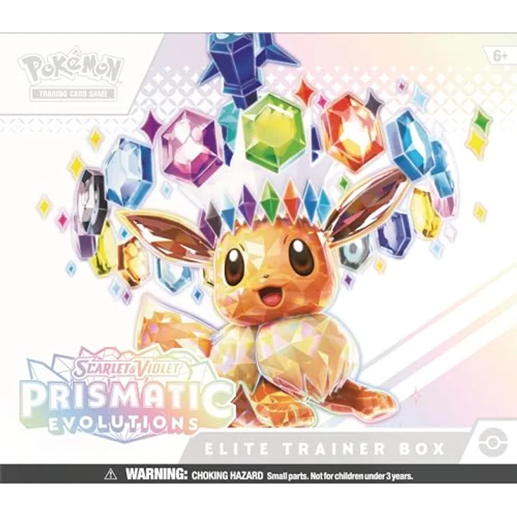 Nintendo Pokémon TCG: SV8.5 Prismatic Evolutions - Elite Trainer Box, Scarlet & Violet Edition, 9 Boosterpacks und exklusive Promokarte